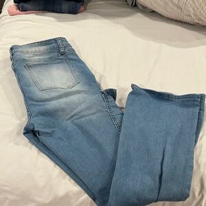 Sexy Fabulous Jeans Light Blue womens  Denim Jeans - Cargo look